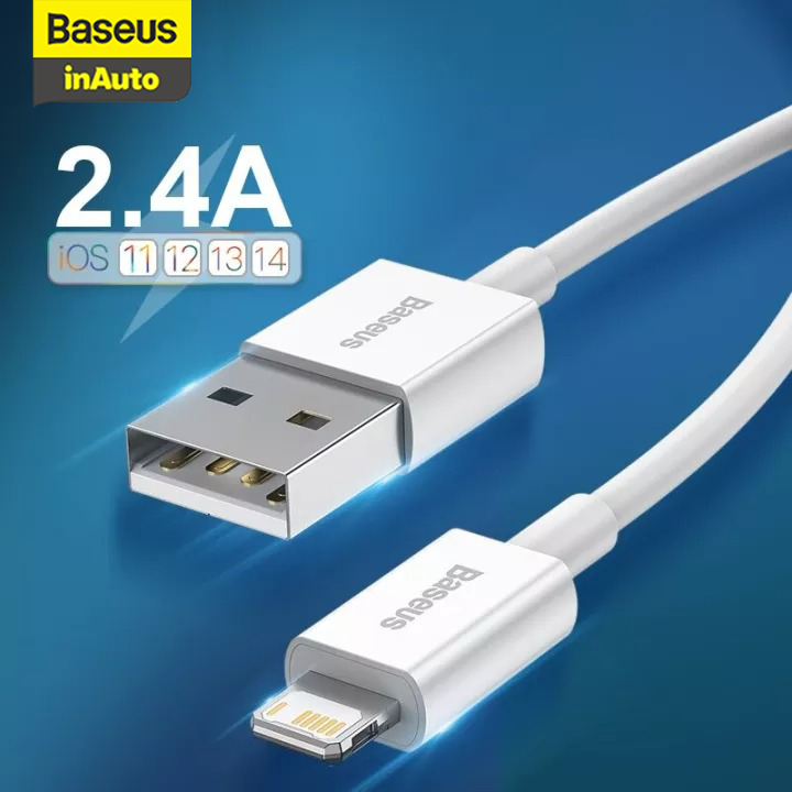 [BẢO HÀNH 12 THÁNG] Cáp sạc nhanh Baseus USB-Lightning cáp sạc 2.4A cho iPhone
