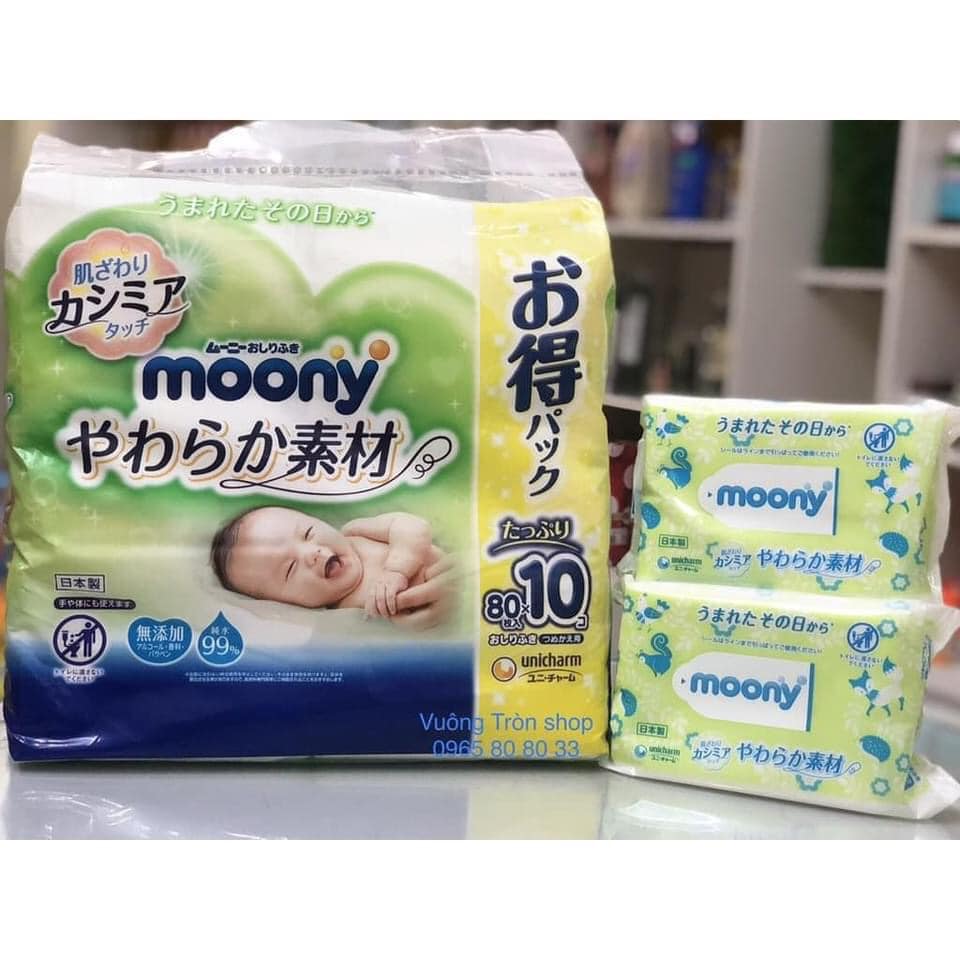 Giấy ướt moony nội địa nhật