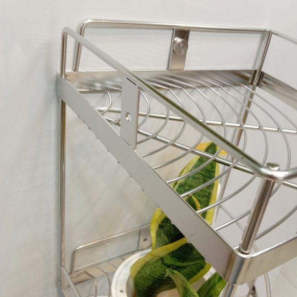 Kệ Inox Góc 3 Tầng Siêu Bền