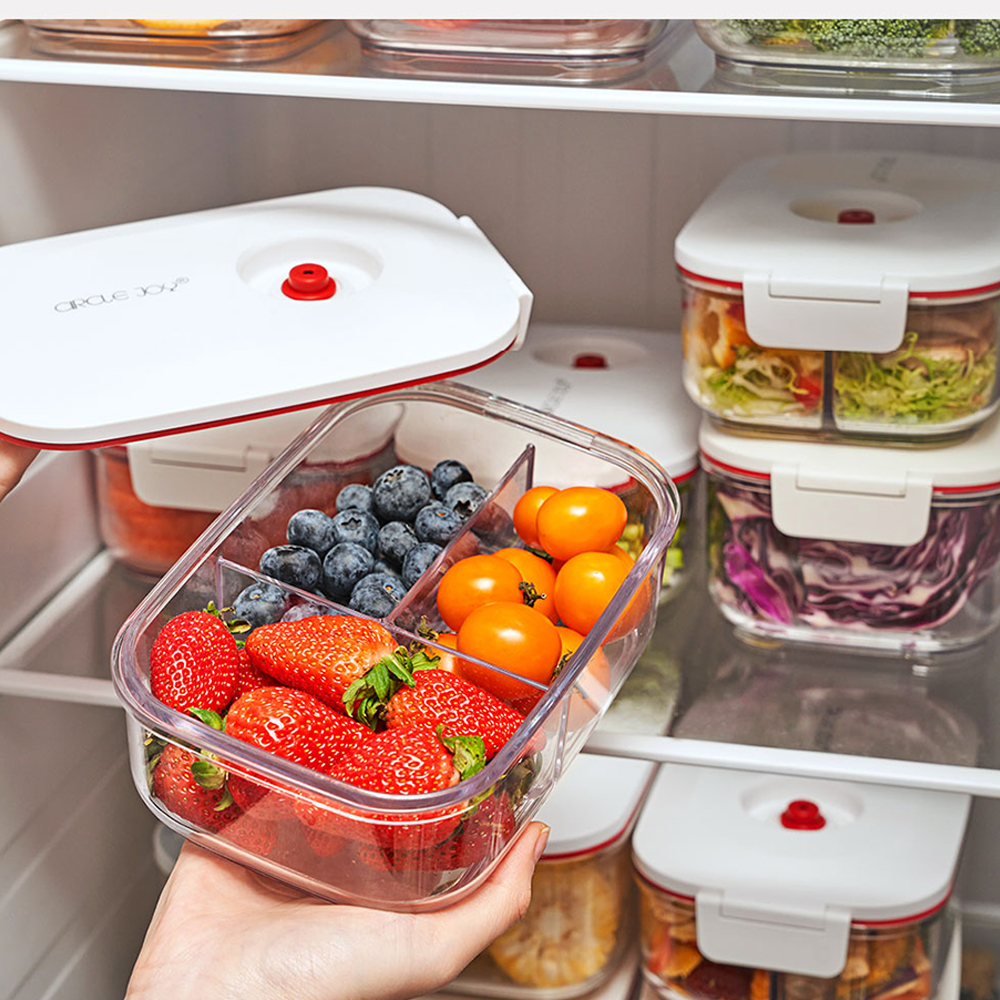 Circle Joy Vacuum Container With Vacuum Pump 1L/1.3L Large Capacity