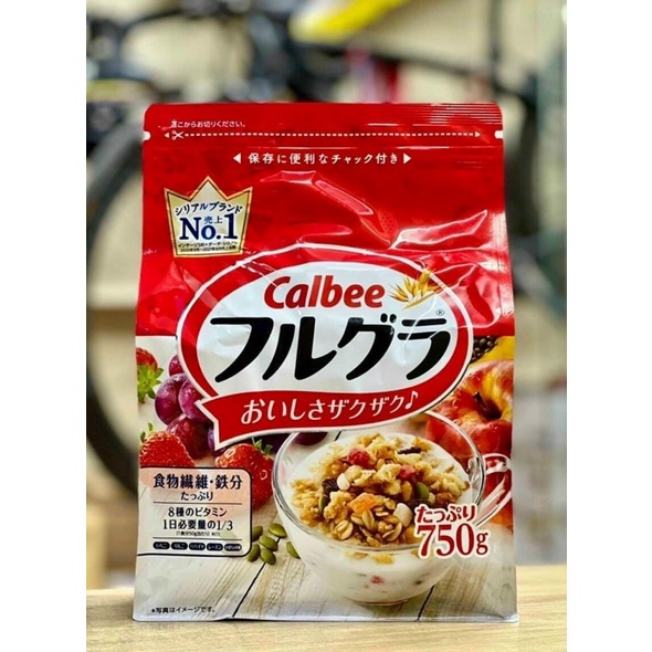 Ngũ cốc Calbee nội địa Nhật 750G (Date t2/2025)