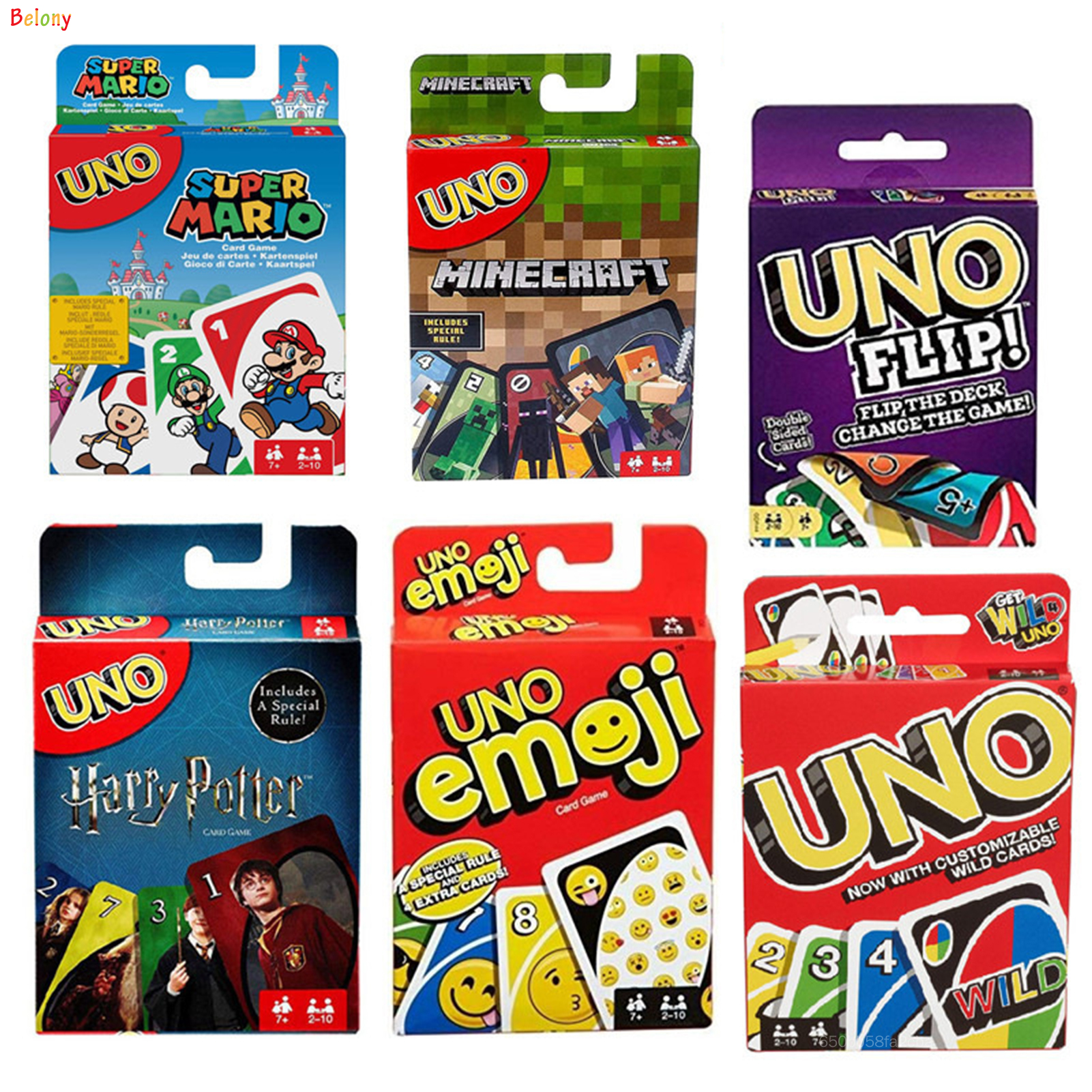 Classic Card Playing Game Color & Number Matching Card Game for Family Night Travel GameClassic Card Playing Game Color & Number Matching Card Game for Family Night Travel Game BN-MY