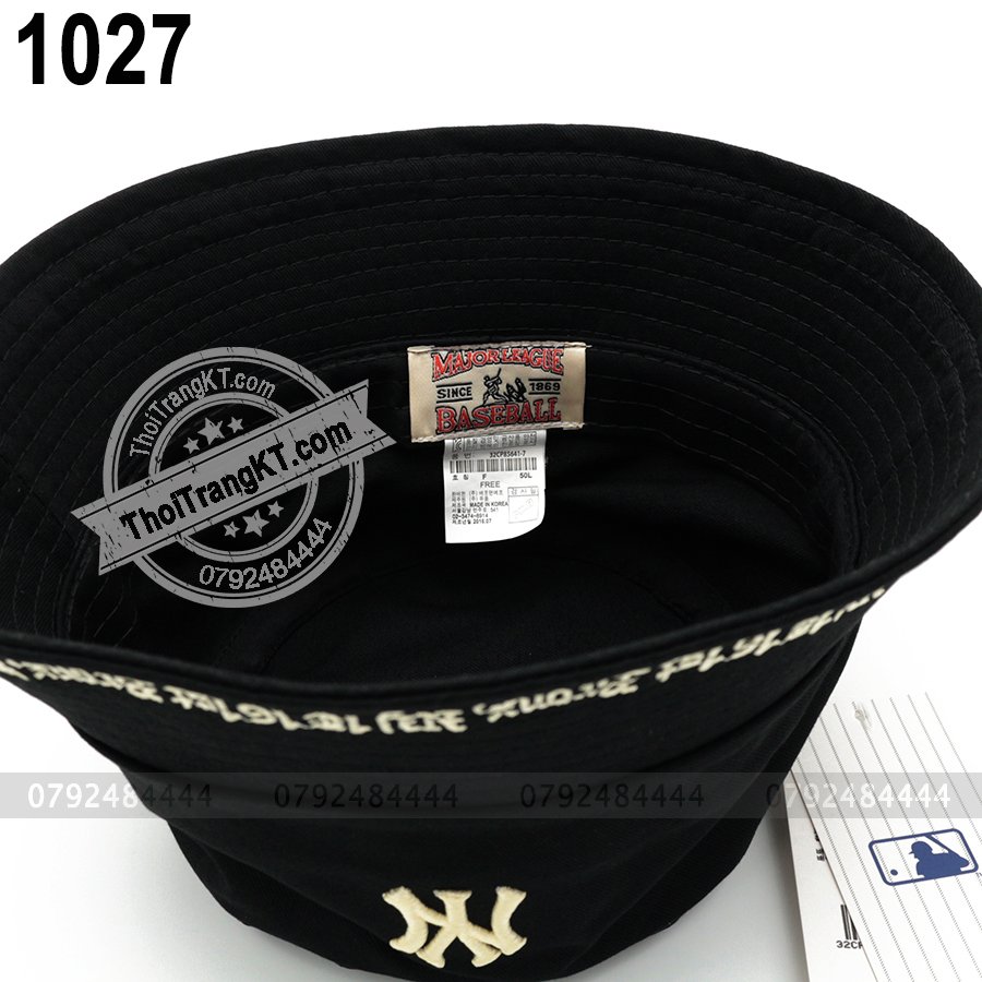 Nón bucket NY Vành Chữ