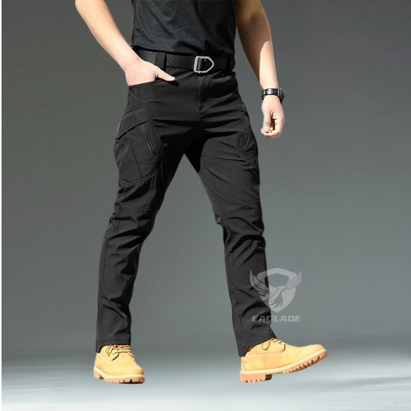 Eaglade Tactical Cargo Pants for Men in Black Ix9