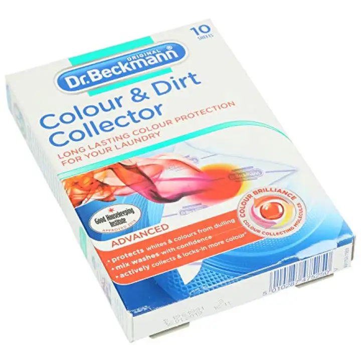 Household & Laundry Supplies Beckmann Colour Dirt collector Clothes Stain Remover 10 Sheets Dr Cleaning & Laundry
