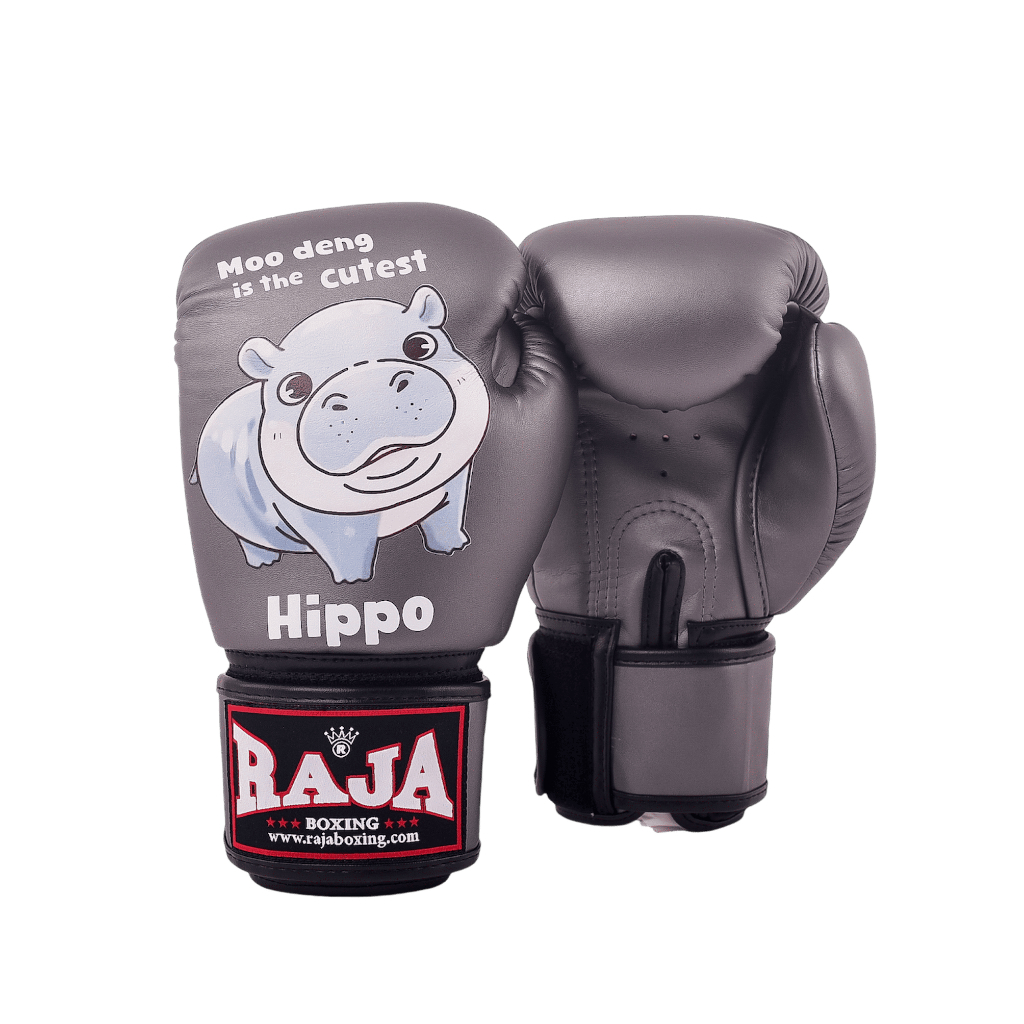 RAJA Moo deng ボクシンググローブ 10オンス RAJA Boxing Fancy Gloves Moo deng Muay Thai Boxing Gloves | Lazada