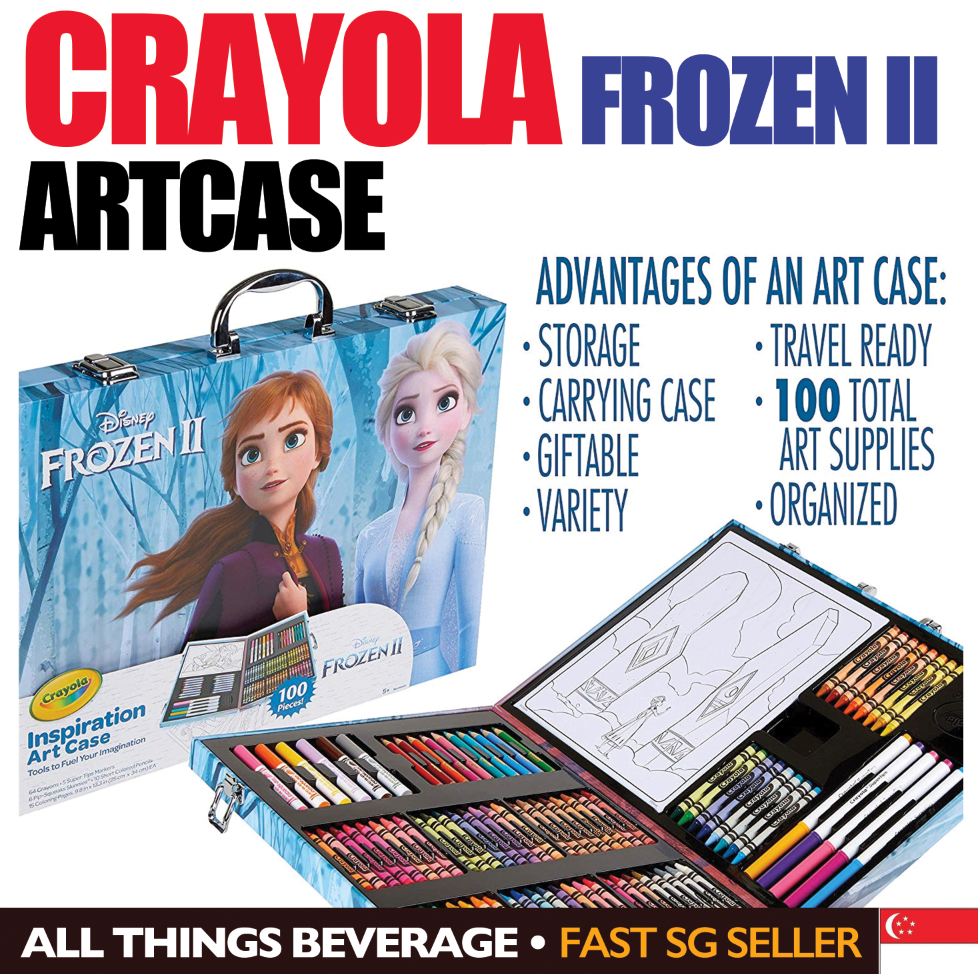 Disney's Frozen 2 Inspiration Art Case by Crayola - 100 Art