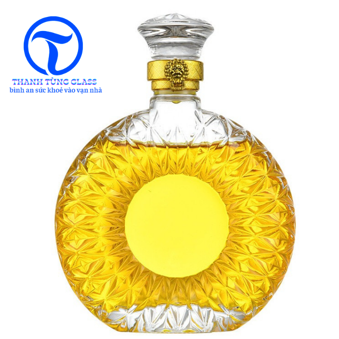 Chai đựng rưou thủy tinh XO 500ml CÓ TEM