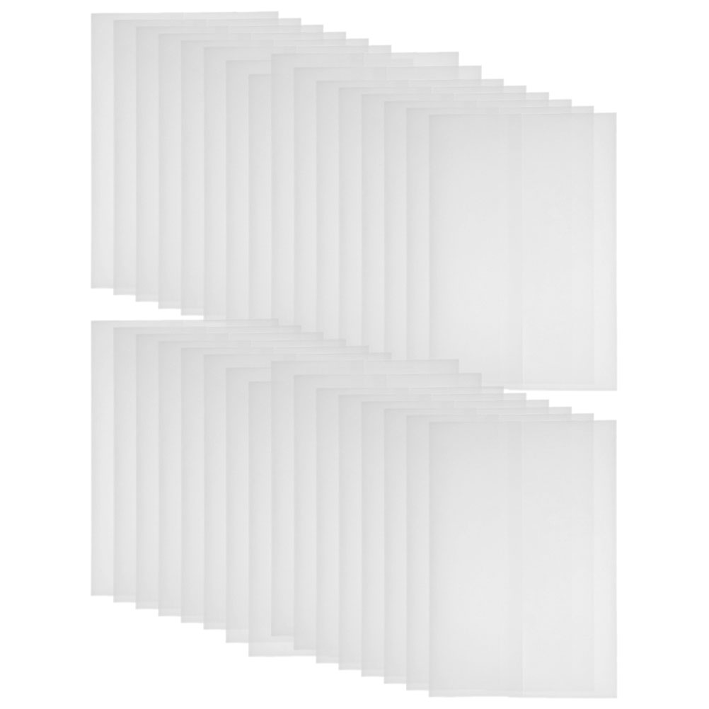 【SmartHorizon】50 Pcs Wedding Invitation Paper Envelope Blank Greeting Cards Clear Blank for Letters Portable Translucent. 