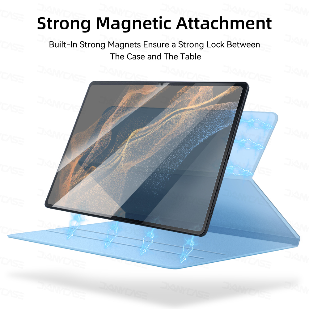 Magnetic%20Case%20For%20Samsung%20Galaxy%20Tab%20S9%20S8%20Ultra%20S8%20Plus%20S9%20S8%20S7%20FE%20S7%20Plus%20S7%20S6%20Lite%20S6%20Cover%20With%20Stand%20Pencil%20Holder%20-%20Image%202