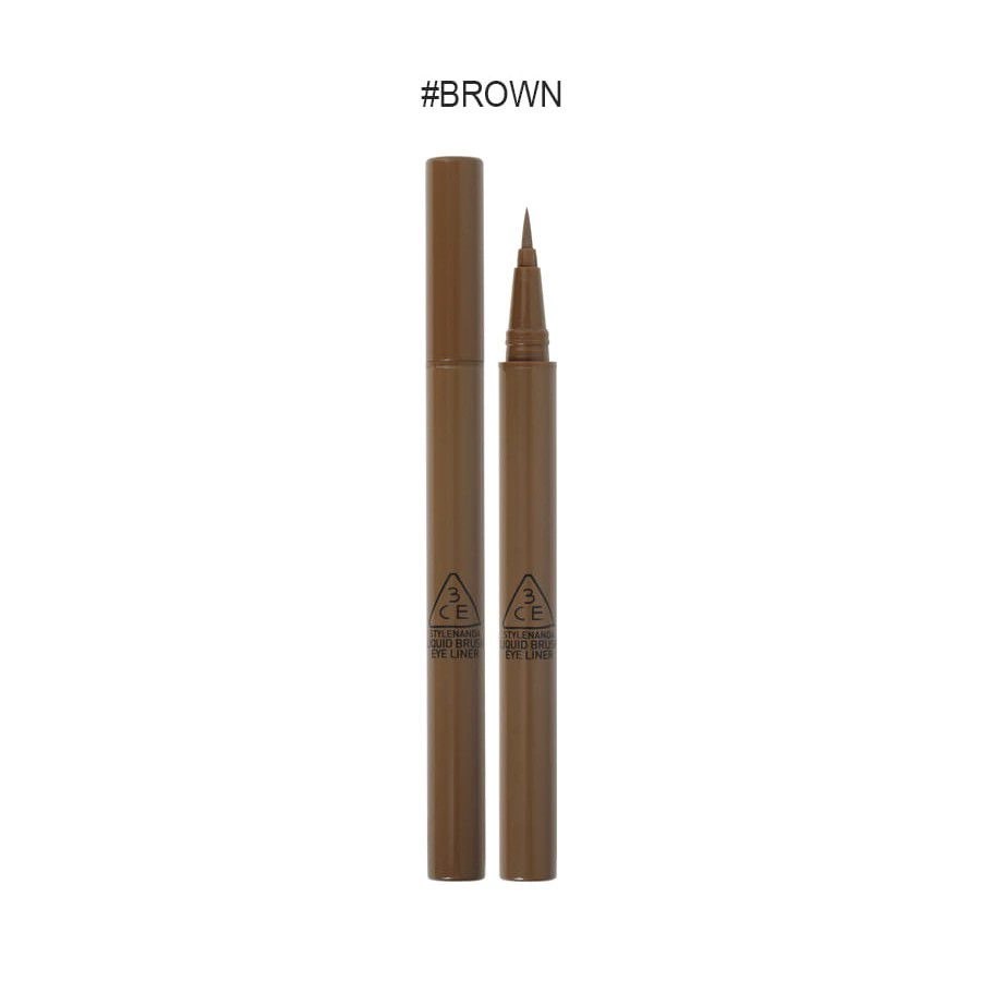 Bút Kẻ Mắt Nước 3ce Liquid Brush Eye Liner Black- Brown