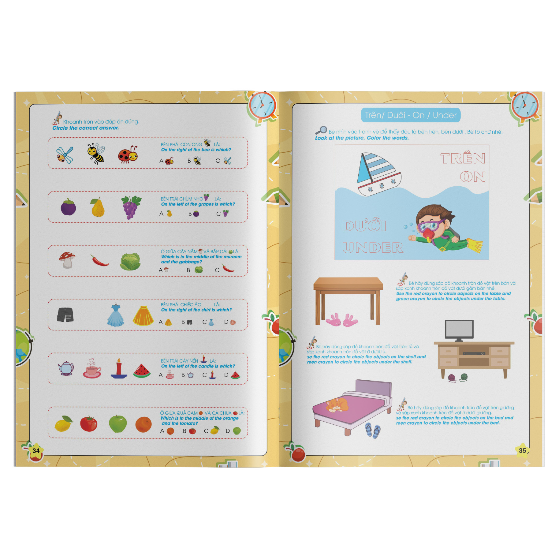 Toán Tư Duy - Beginning Creative Math (Dành Cho Bé 4-6 Tuổi Song Ngữ Việt Anh)