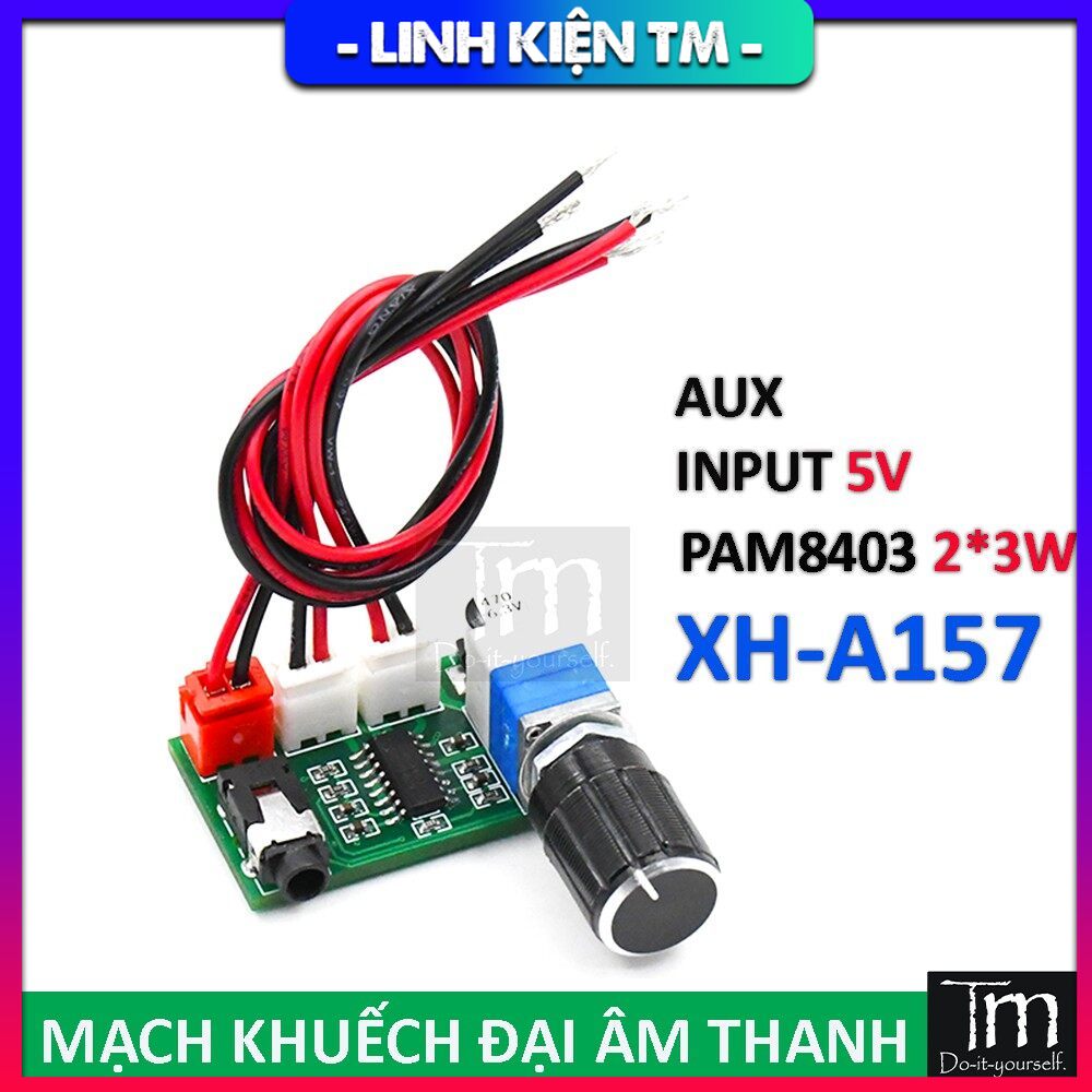 Mạch khuếch đại âm thanh pam8403 2*3w aux