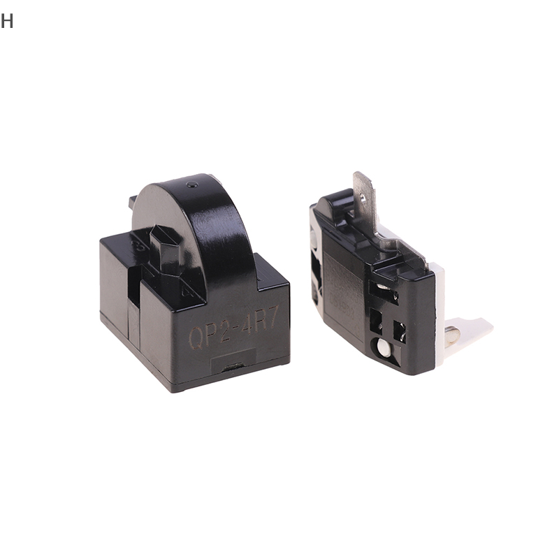 HF 2PCS QP2-4.7 PTC Starter Relay Refrigerator Starter Relay And Overload Protector
