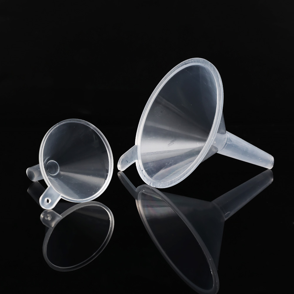 【LovingLife】1PCS/10PCS  3/5cm diameter mini plastic funnel transparent small multifunctional oil funnel laboratory supplies kitchen oil funnel