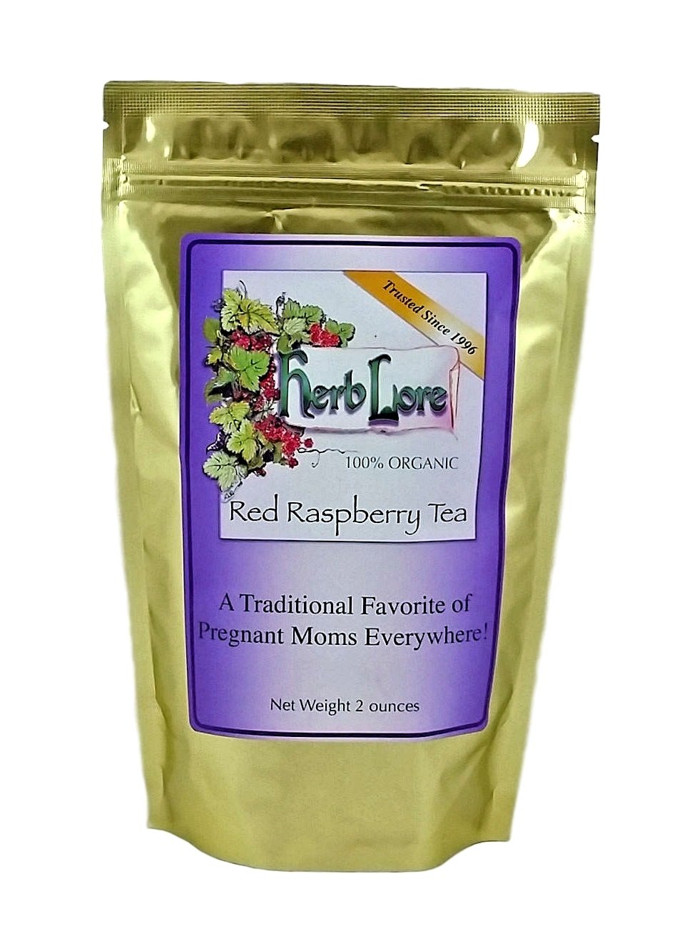 Herb Lore Raspberry Leaf Tea - 60 Cups - Loose Leaf - Supports Female ...