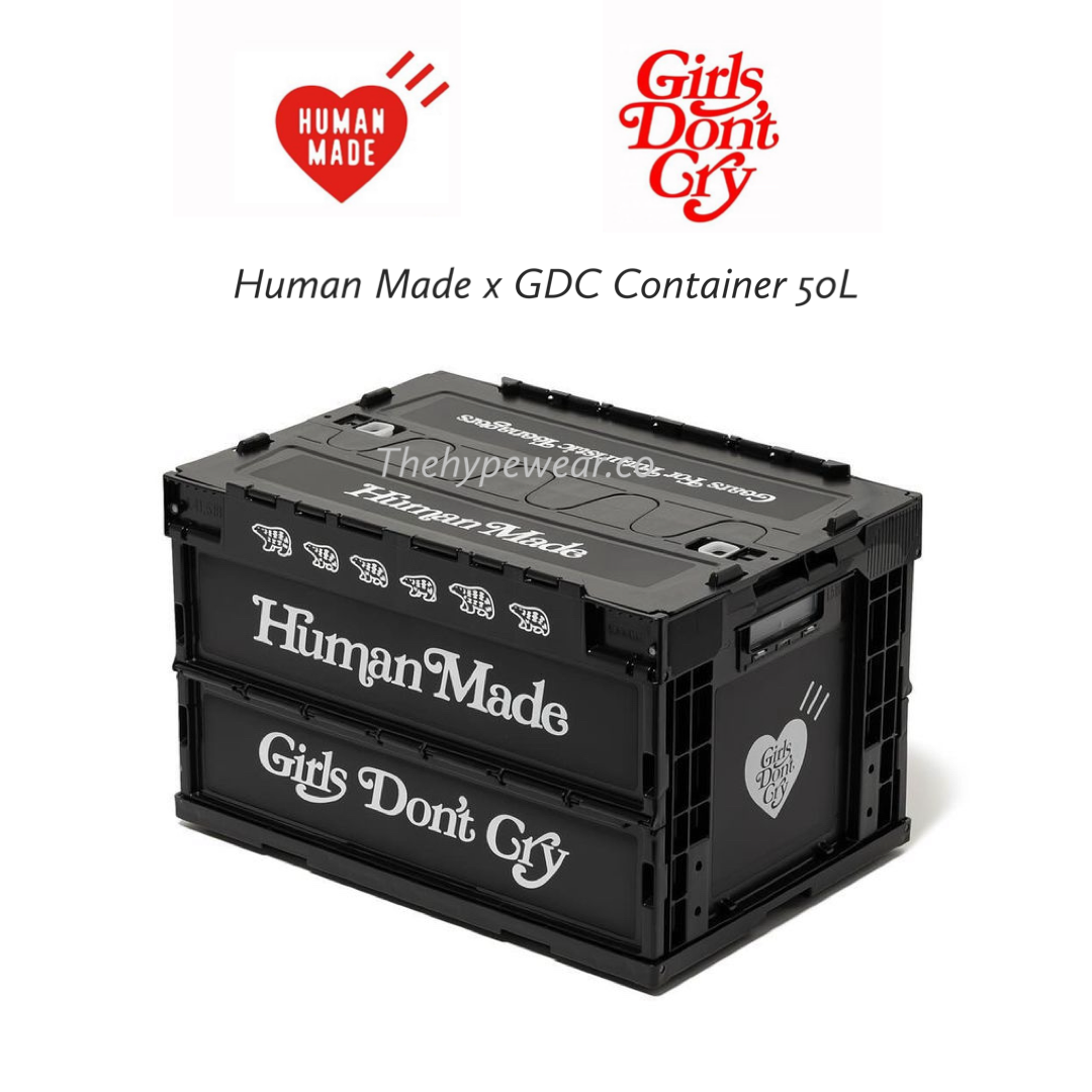 HUMAN MADE Girls Don‘t Cry Container 50L Ready Stock]Girls Don't Cry x Human Made 50L Container | Lazada