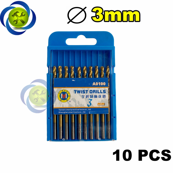 Mũi khoan sắt 3mm c-mart a0100-3