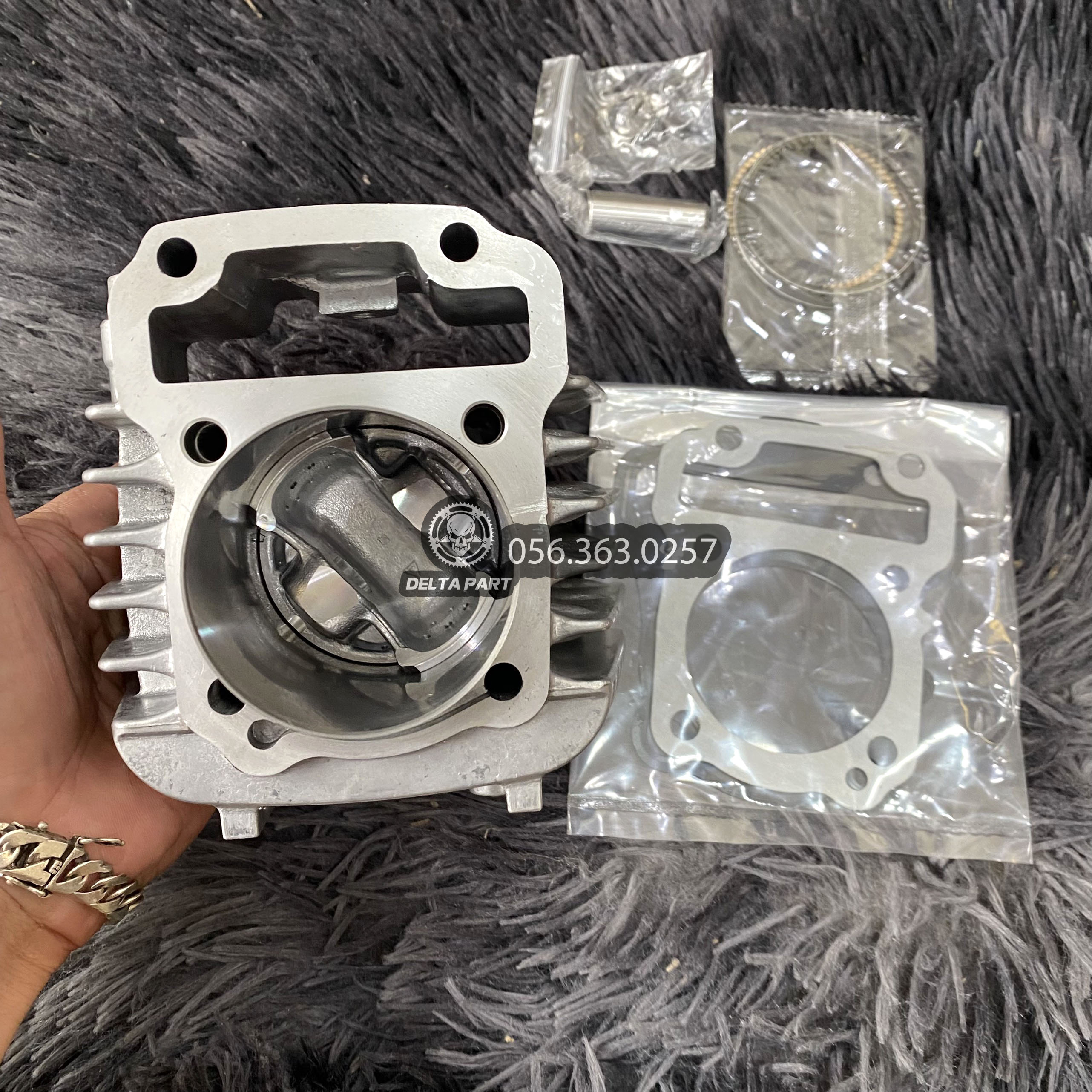 Lòng Wave A 110, S110 RSX Blade 110 TRÁI 54 56 full piston bạc ắc