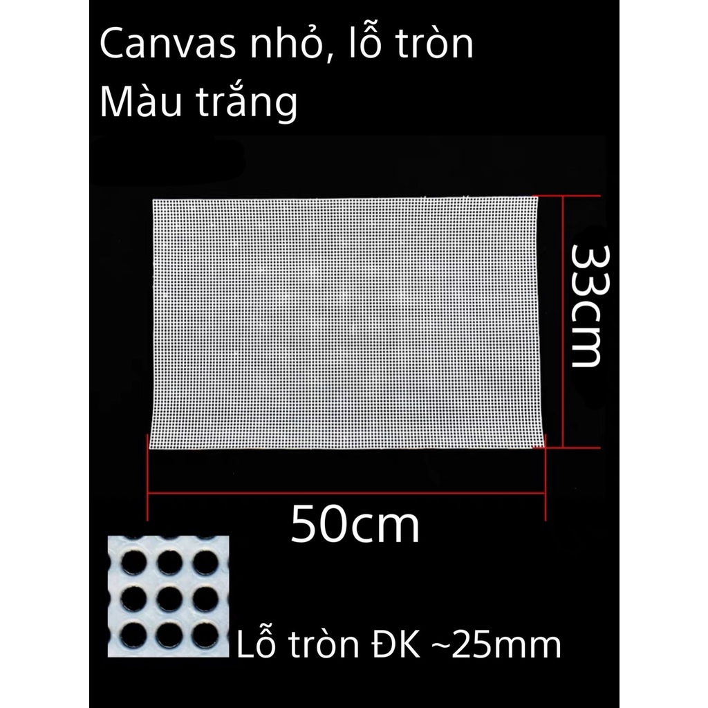 Canvas nhựa lót túi