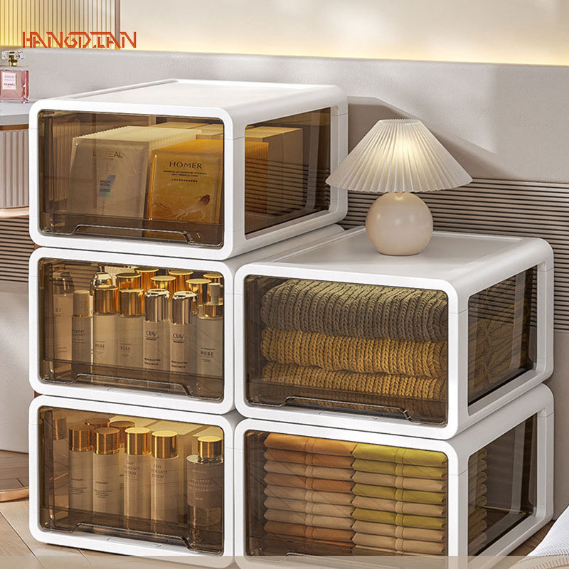 Storage box, drawer type storage box, household wardrobe, clothes storage box, wardrobe, clothes storage cabinet, plastic organizing box