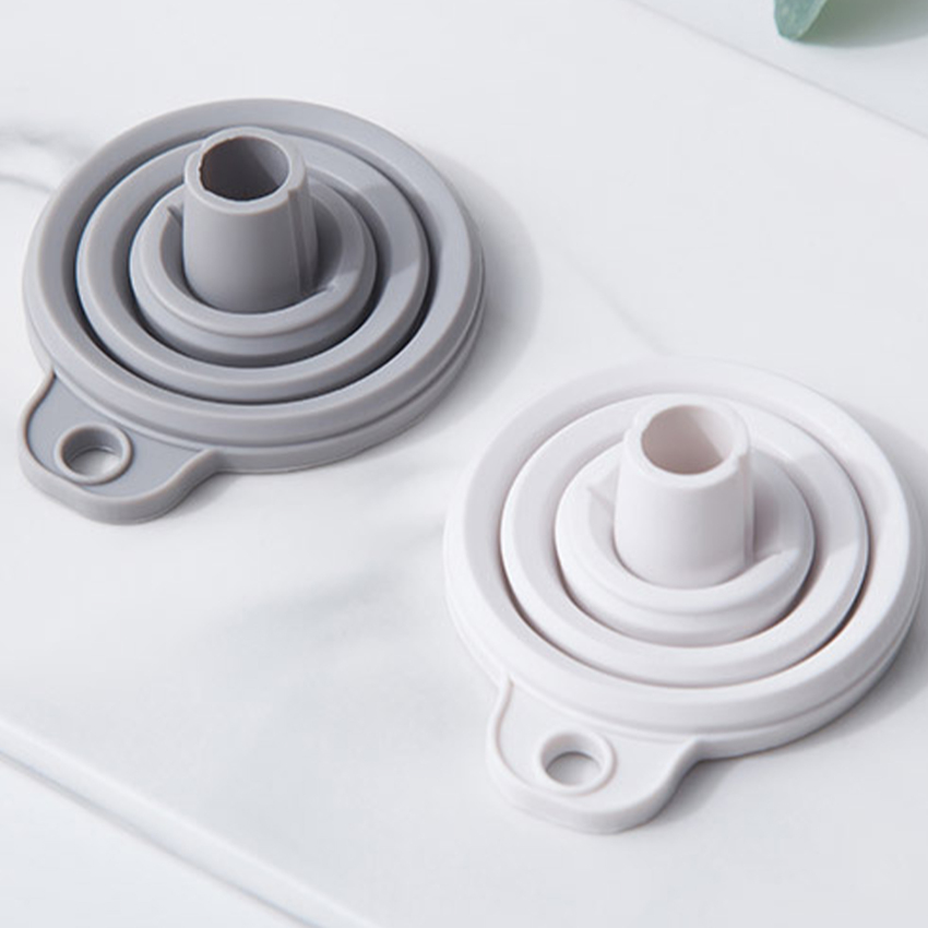 Silicone gấp Phễu dụng cụ nhà bếp phụ kiện nhà bếp Phễu Gập Mini Silicone tiện dụng có thể gập lại Phễu