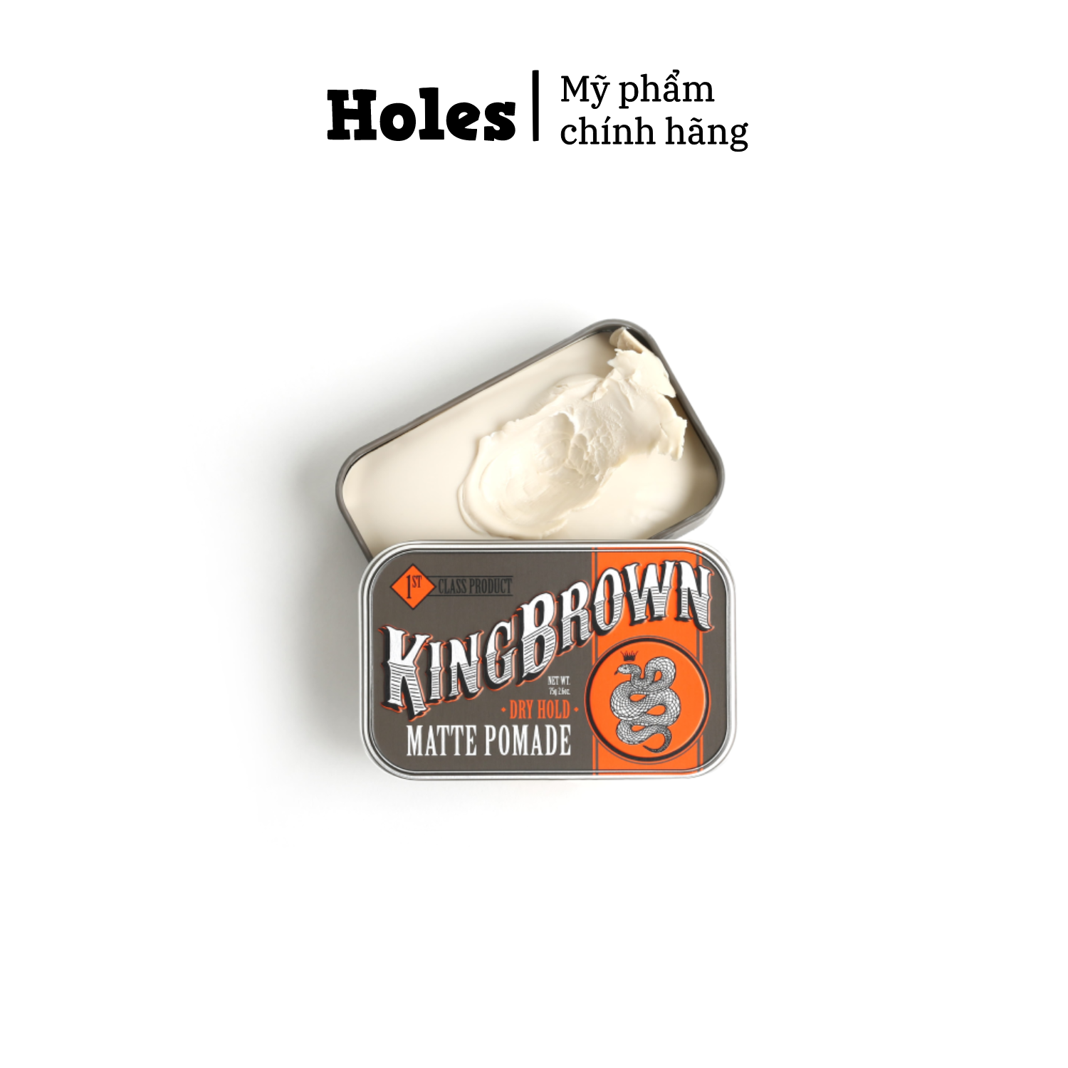 Sáp vuốt tóc King Brown Matte Pomade 75g