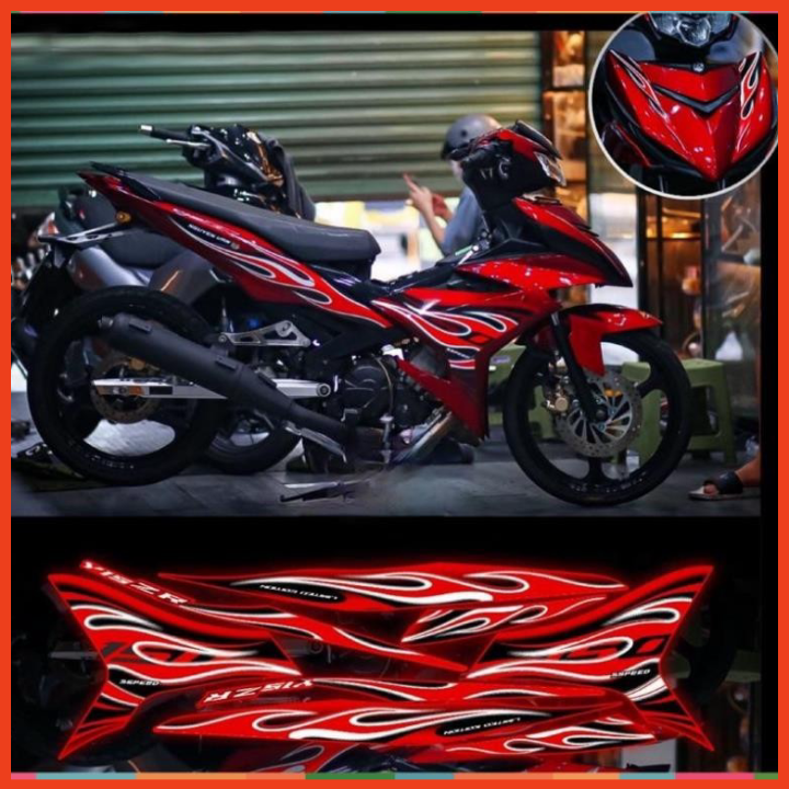 tem rời ex 150 lửa mới phối đủ màu xe
