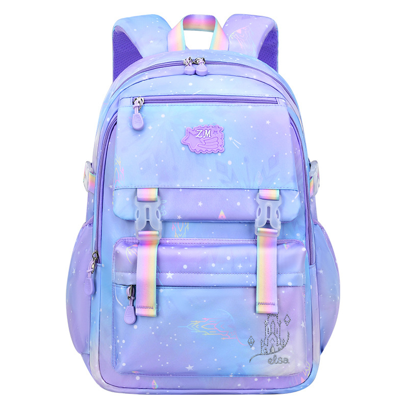 HOBIBEAR Elementary school school bag lightweight girls' backpack gradient children's backpack