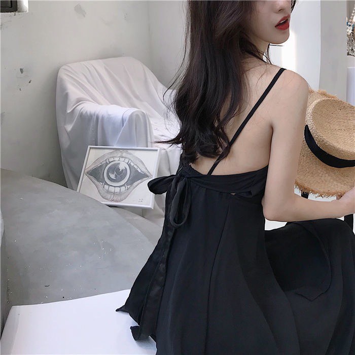 Đầm Maxi 2 Dây Nơ Lưng Cực Xinh