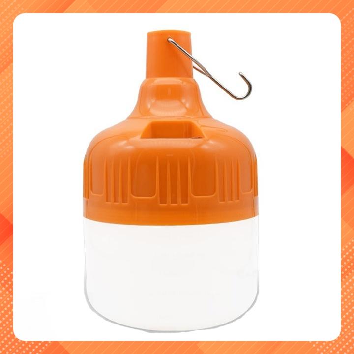Bóng đèn LED sạc tích điện 40W với 3 chế độ sáng, chống nước, dùng khi mất điện