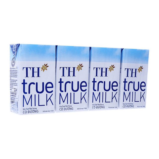 Sữa th true milk vỉ 4hx110ml/4hx180ml