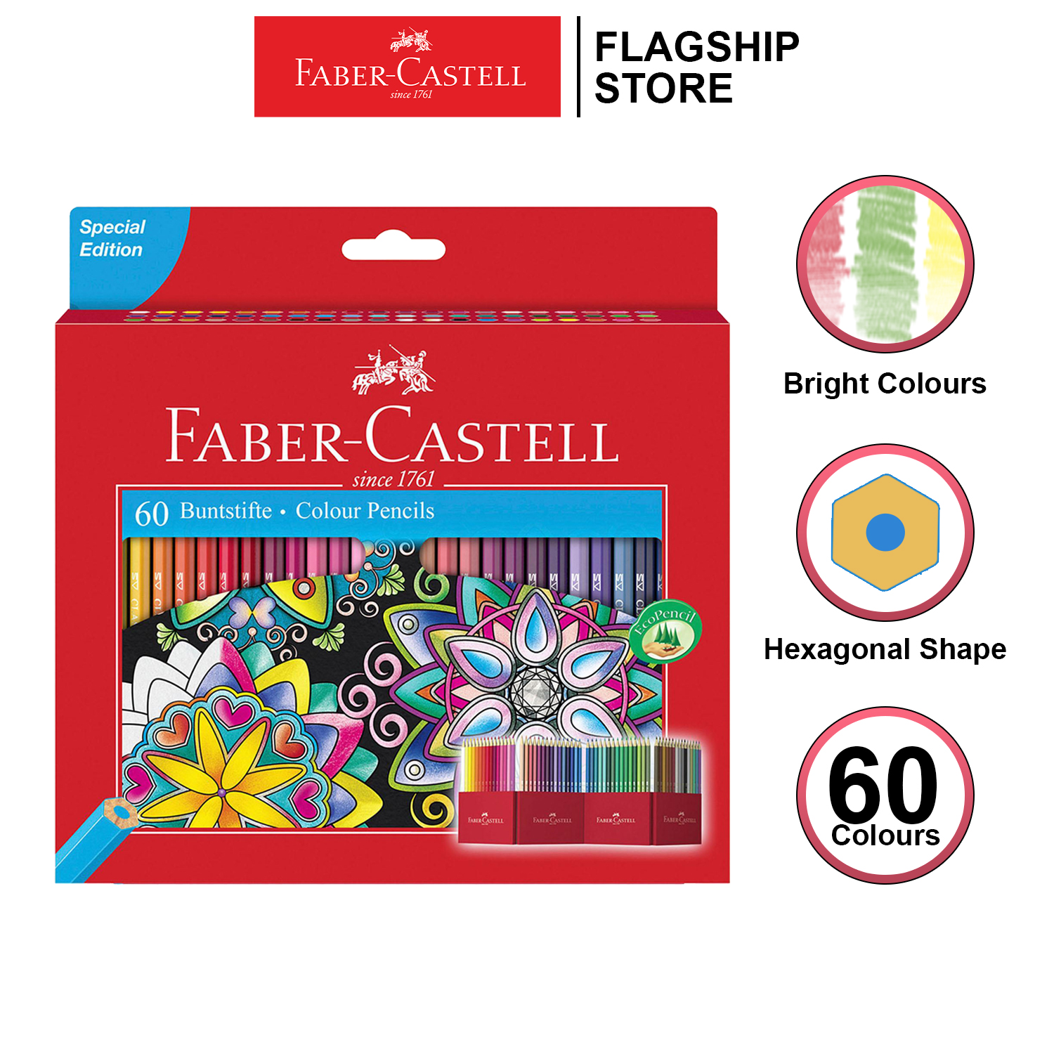 Faber Castell Colored Pencil Classic 12115858 48 Colors Long