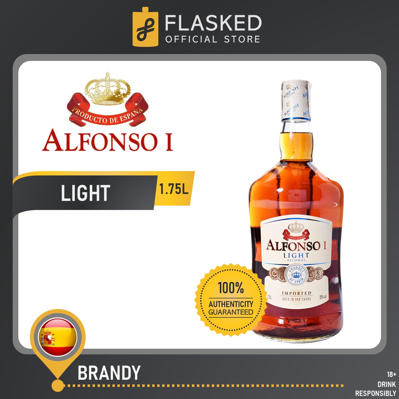 Alfonso I Light Brandy 175l Lazada Ph