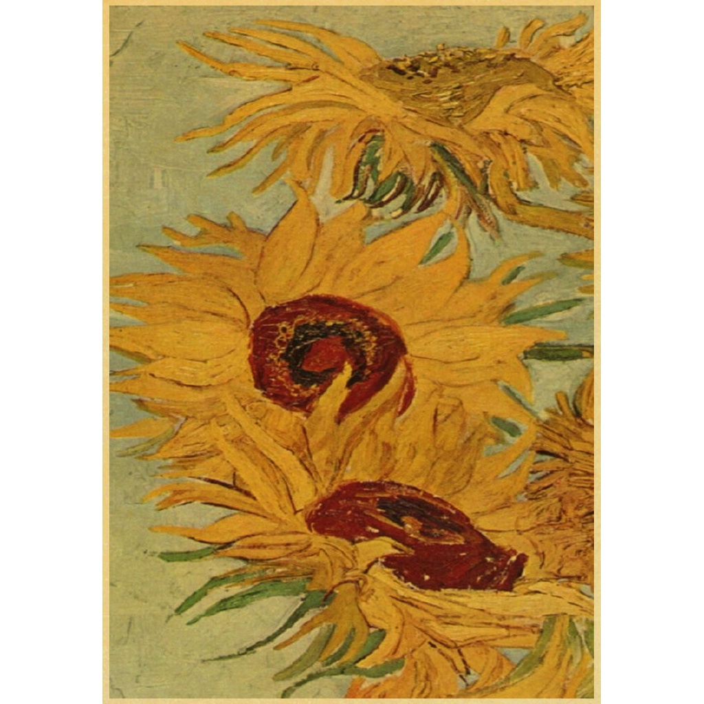 Poster dán tường tranh sơn dầu nghệ thuật hình bức tranh sơn dầu van gogh ms:225