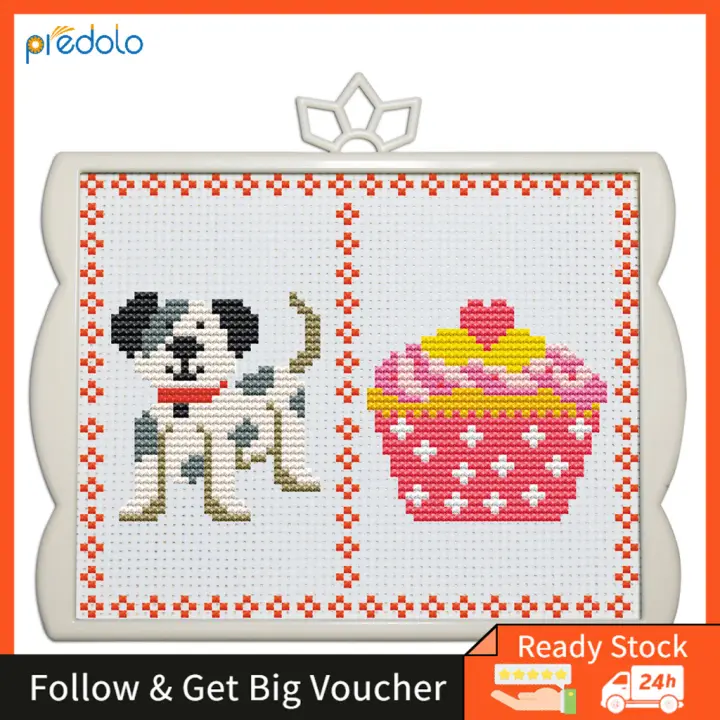 predolo DIY Animals Cross Stitch Kit 