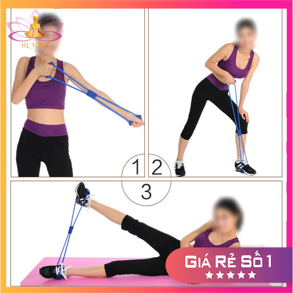Dây kéo đàn hồi số 8 tập thể thao đa năng