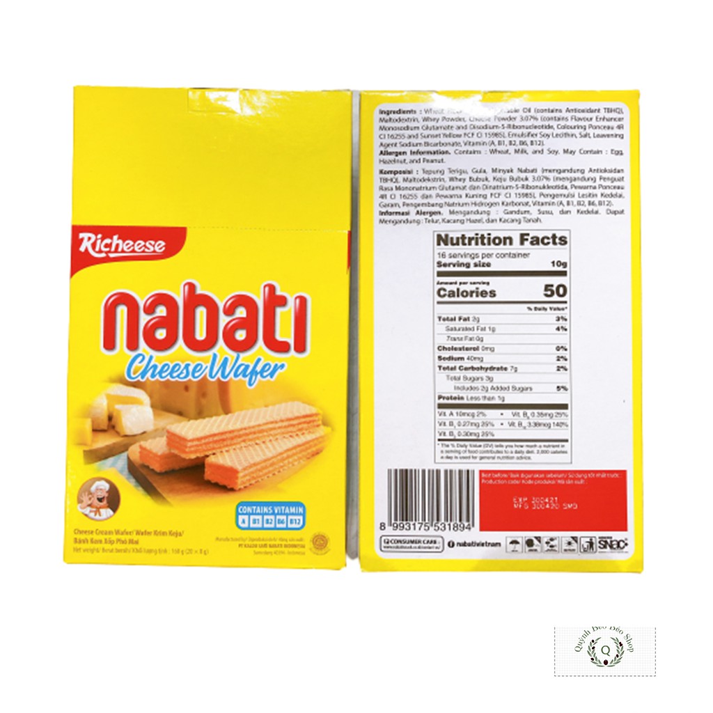 300G Bánh Nabati Vị Phô Mai