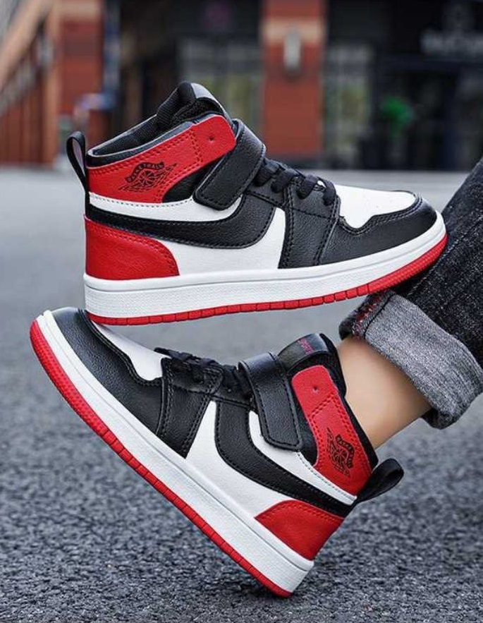 Giày Jordan cổ cao Đỏ Đen💥 Sneaker nam nữ đủ size