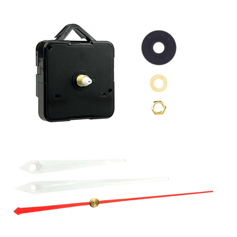【WorthBuy】 Clock Mechanism Kit Powered Quartz Clock Movement Replacement Long Short Shaft Wall