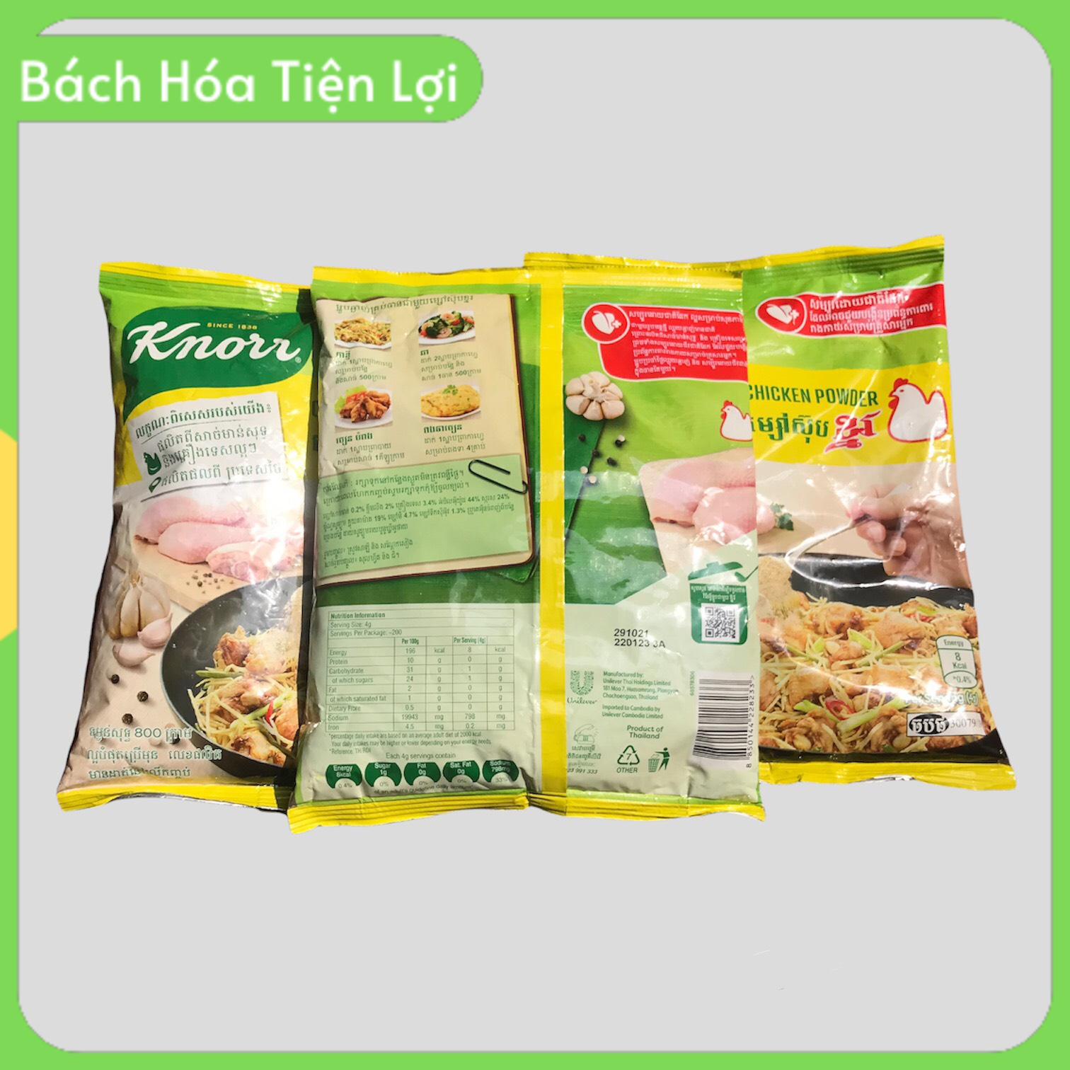 HẠT NÊM KNORR VỊ GÀ 800GR THÁI LAN