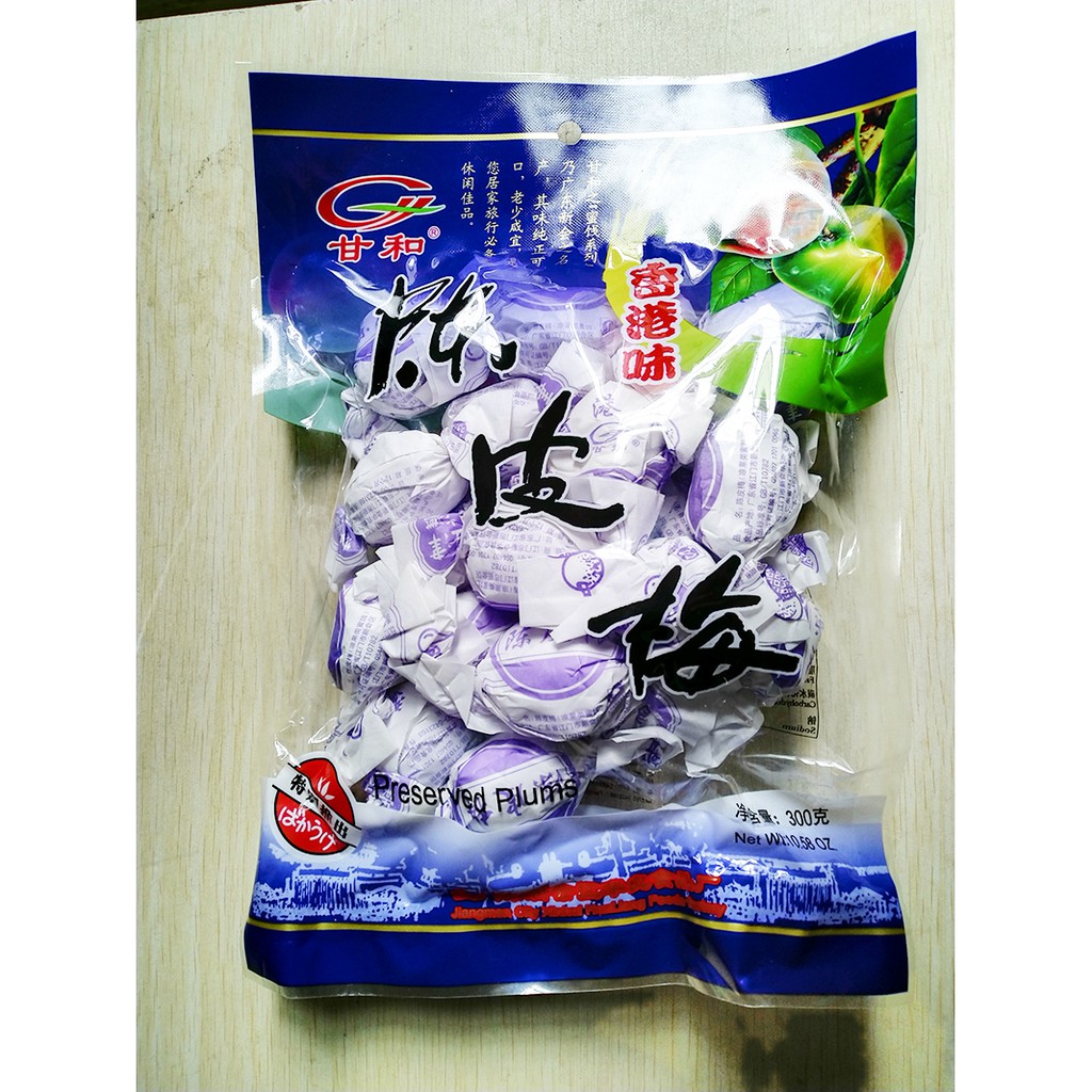 Ô mai mận trần bì 300g ( có hình thật )
