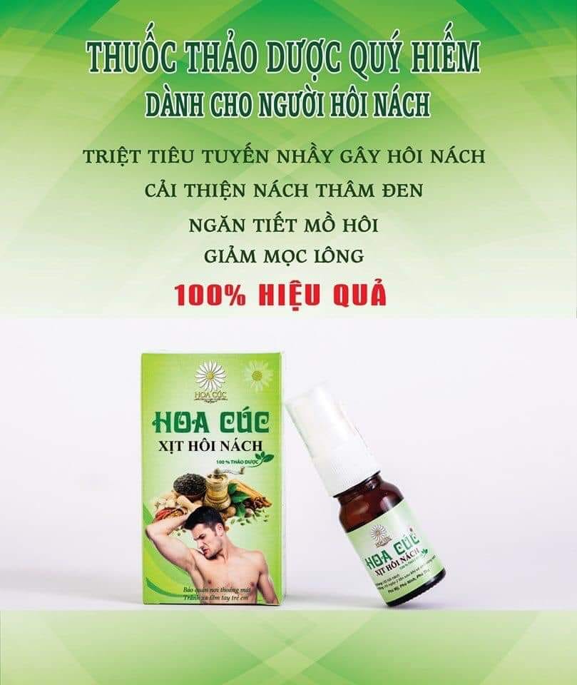 Xịt hôi nách Hoa Cúc