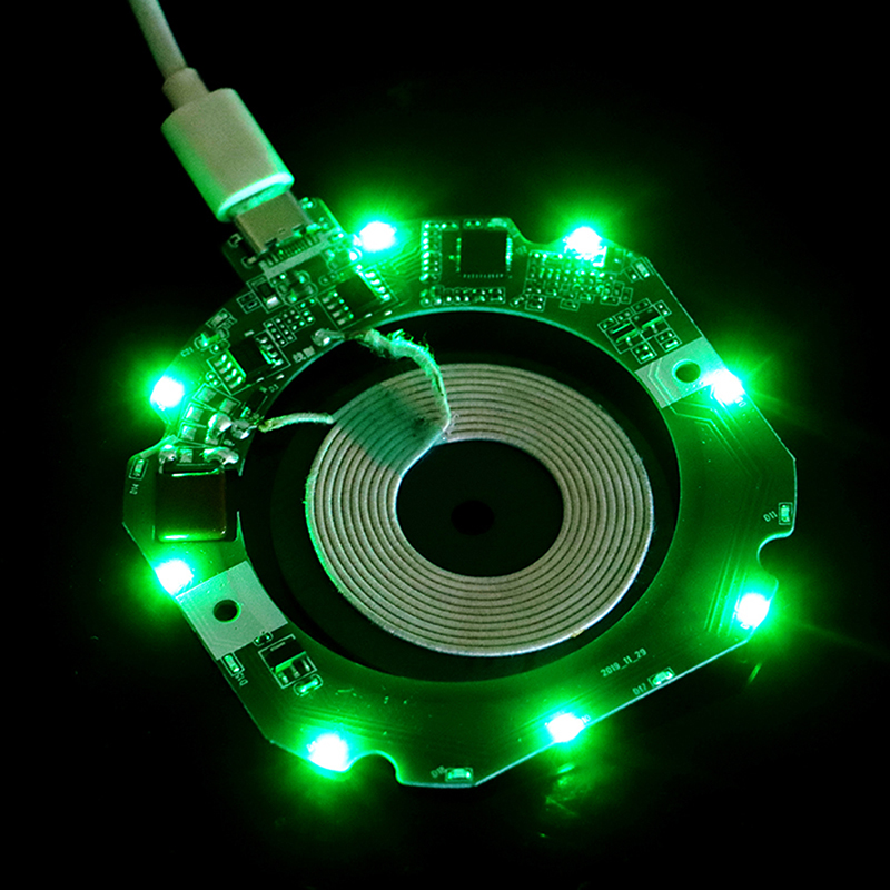 Jiaoxing 15W Qi Fast Wireless Charger PCBA Circuit Board Transmitter Module+Coil Charging