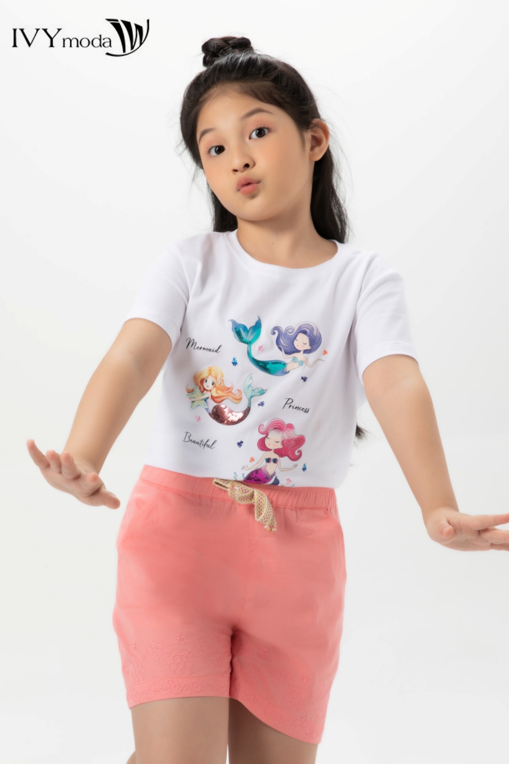 Áo thun nàng tiên cá IVY moda MS 57G1338