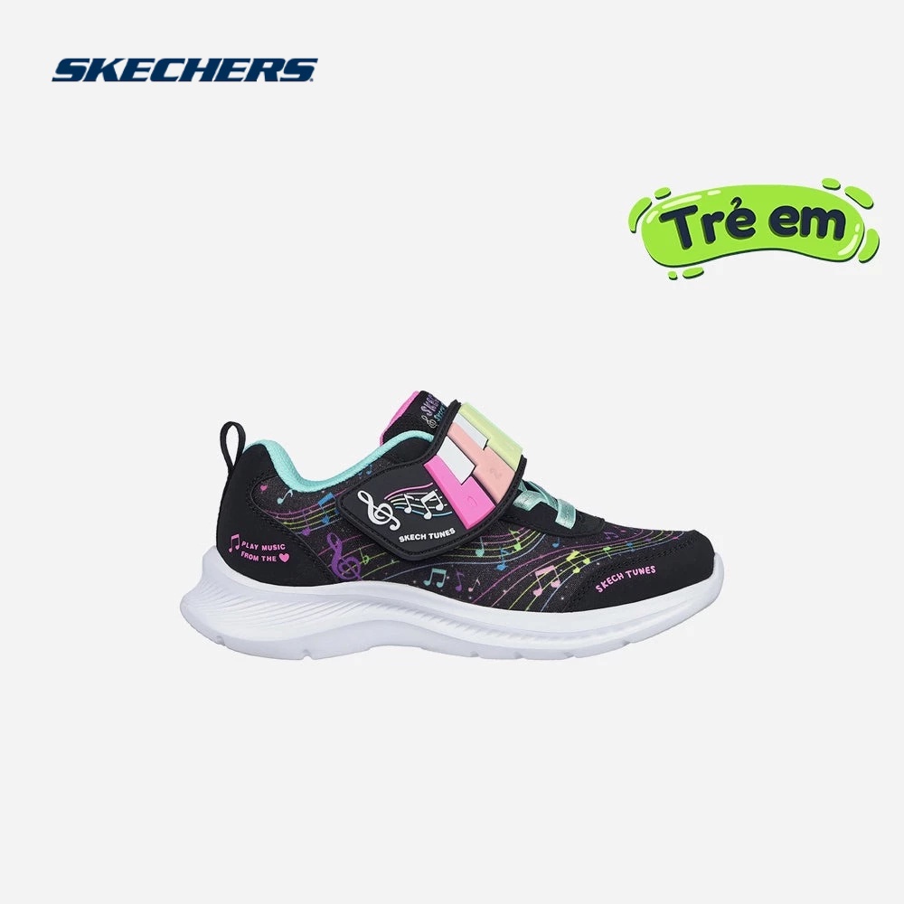 Skechers giày sneaker bé gái jumpsters 2.0 302219l-bkmt