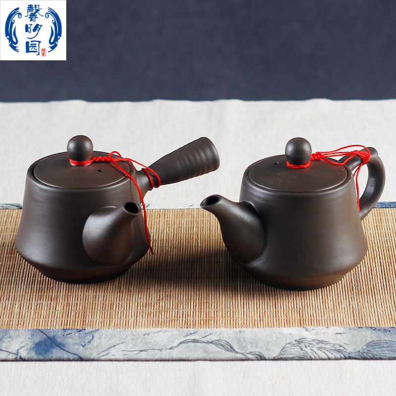 Xinmingyuan Gốm Nguyên Liệu Gốm Tím Gốm Phượng Hoàng Ấm Tay Cầm Phượng Hoàng Ấm Tai Phượng Phong Cách Trung Quốc Ấm Trà Tốt Cho Sức Khỏe