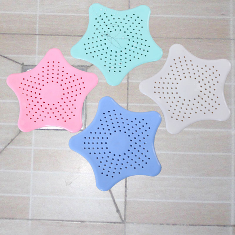 Creative Kitchen Sink Anti-Clogging Floor Drain Sewer Filter Flower-Shaped Silicone Floor Drain