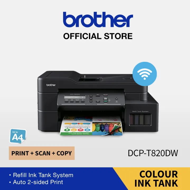 brother printer dcp t820dw