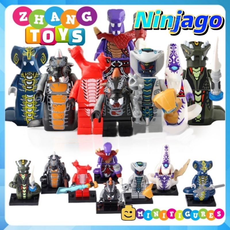 Đồ chơi Xếp hình Ninjago Tộc rắn Chop rai Skales Acidicus Pythor